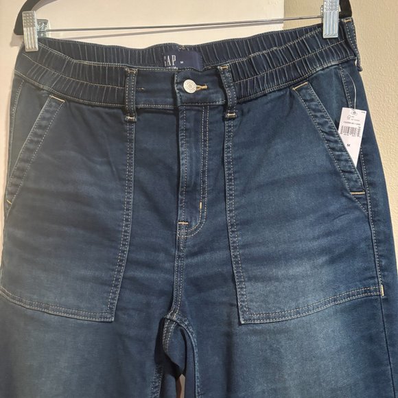 Gap High rise knit women jogger jeans Size Medium - Picture 3 of 12